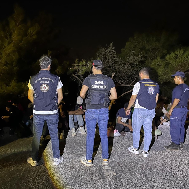 Marmaris'te 19 düzensiz göçmen yakalandı