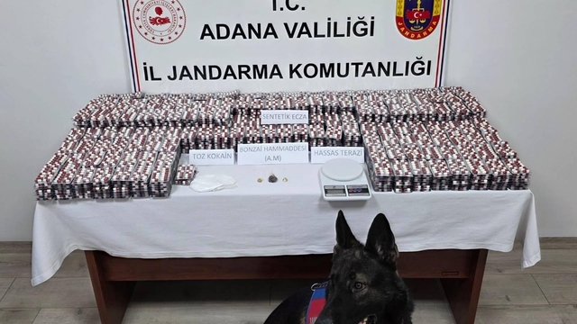 Adana'da 19 bin 167 sentetik uyuşturucu hap ele geçirildi