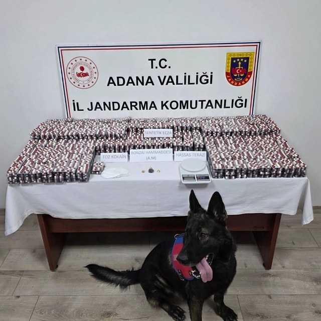Adana'da 19 bin 167 sentetik uyuşturucu hap ele geçirildi