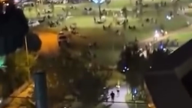 Bursa'da deprem paniği kamerada (2)