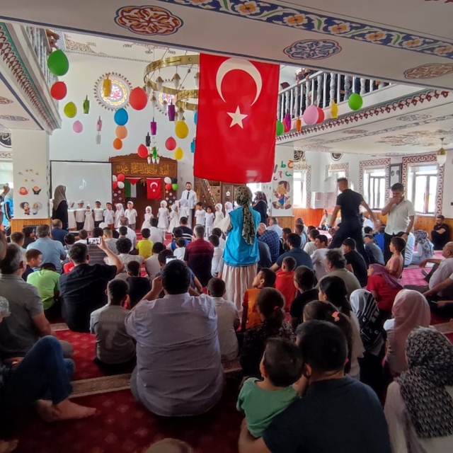 Sarıoğlan'da Yaz Kur'an Kursları Bilgi Yarışması yapıldı