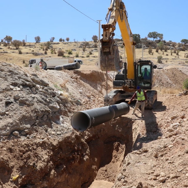 Mardin İçme Suyu Projesinde çalışmalar sürüyor