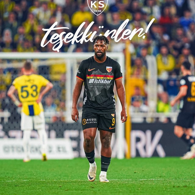 Kayserispor'da Nazon, Esteghlal FC'ye transfer oldu