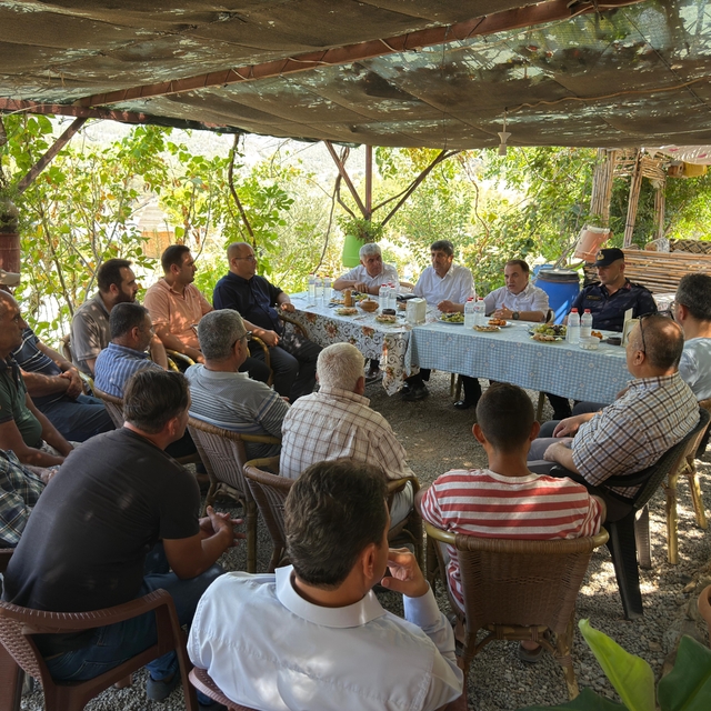 Anamur Kaymakamı Kemal Duru mahalle ziyaretlerini sürdürdü