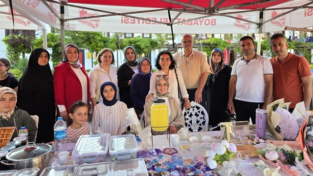 Boyabat'ta "Hanımeli Pazarı" açıldı