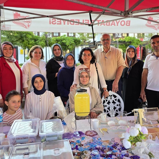 Boyabat'ta "Hanımeli Pazarı" açıldı