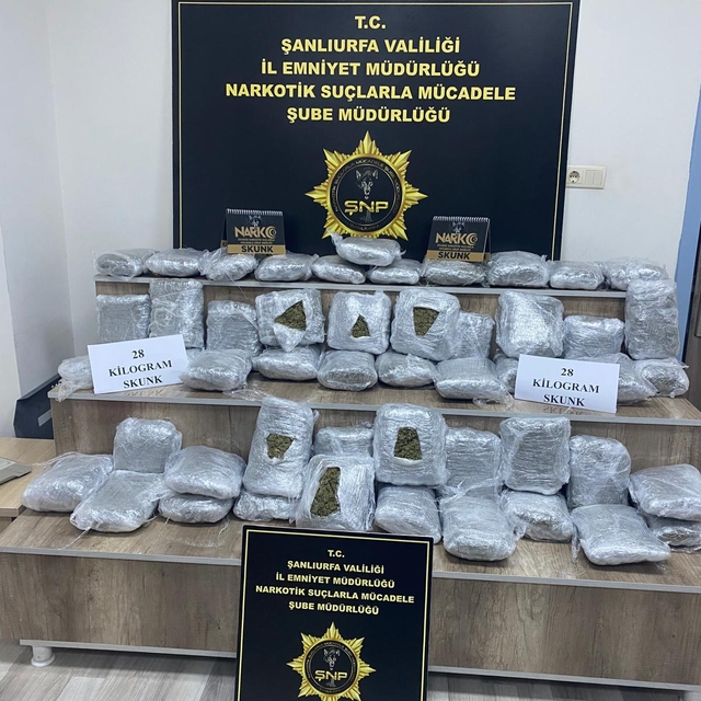 Şanlıurfa'da uyuşturucu operasyonunda 2 zanlı tutuklandı