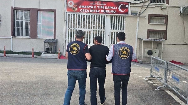 Amasya'da 24 yıl kesinleşmiş hapis cezası bulunan firari yakalandı