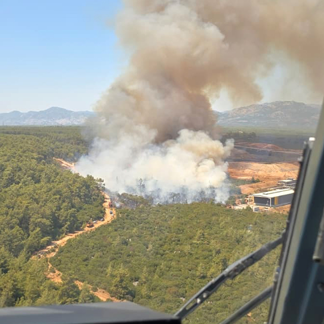 Antalya'da orman yangını