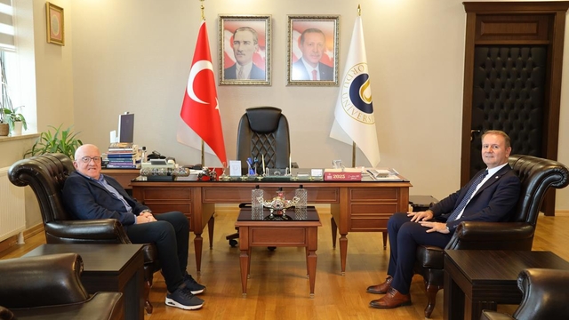 Samsun Üniversitesi Rektörü Aydın'dan Ordu Üniversitesi Rektörü Baş'a ziyaret