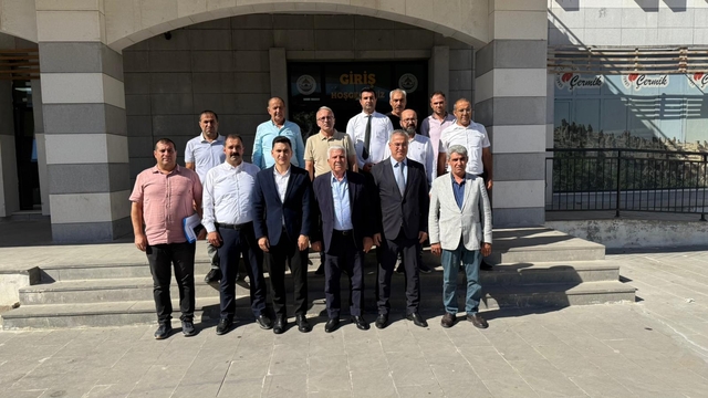 Diyarbakır İl Sağlık Müdürü Asiltürk'ten Çermik Kaymakamı Karataş ve Belediye Başkanı Karamehmetoğlu'na ziyaret