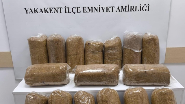 Samsun'da 80 kilogram kaçak tütün ele geçirildi