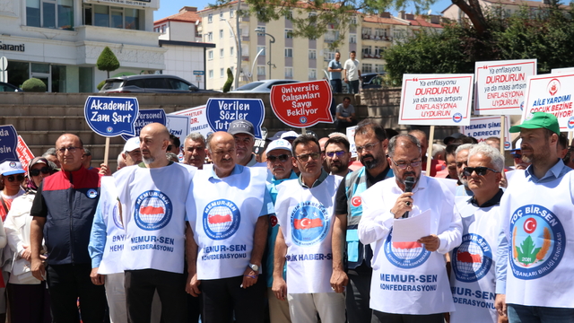 Memur-Sen Yozgat Şubesinden 8. Dönem Kamu Toplu Sözleşmesine ilişkin basın açıklaması