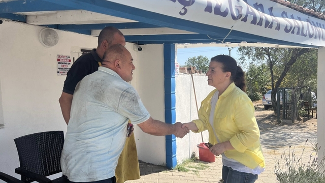 AK Parti Edirne Milletvekili Aksal, Enez'de ziyaretlerde bulundu