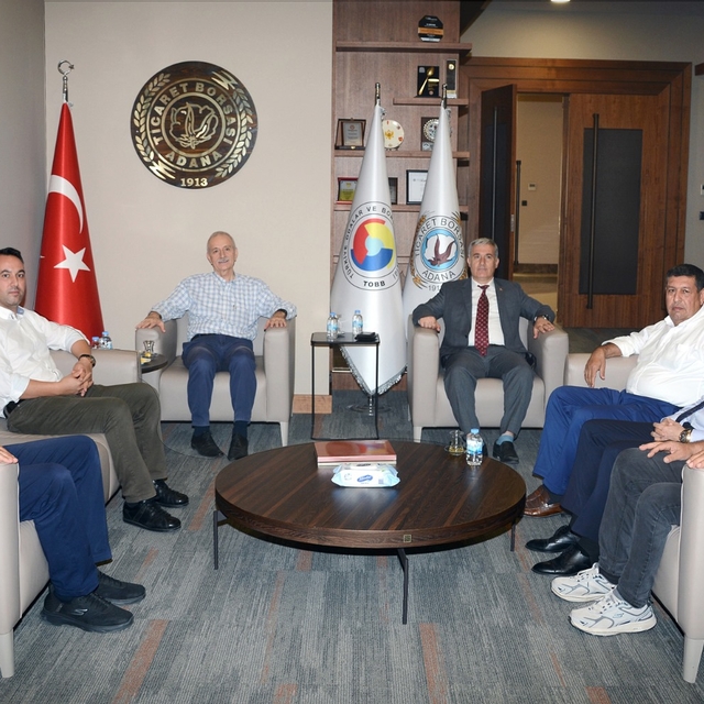 TKDK Adana-Mersin Koordinatörü Beytullah Uygur, Adana Ticaret Borsasını ziy...