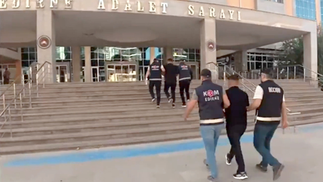 Edirne'de tefecilik operasyonunda 2 zanlı tutuklandı