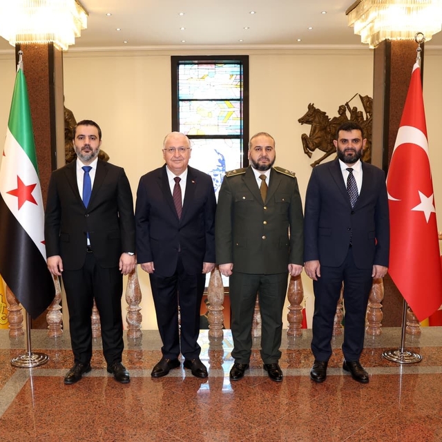 Milli Savunma Bakanı Güler, Suriye'nin Savunma ve Dışişleri bakanlarıyla bi...