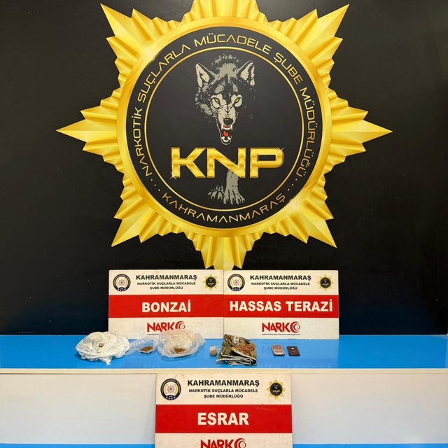 Kahramanmaraş'ta uyuşturucu operasyonunda yakalanan 2 zanlı tutuklandı