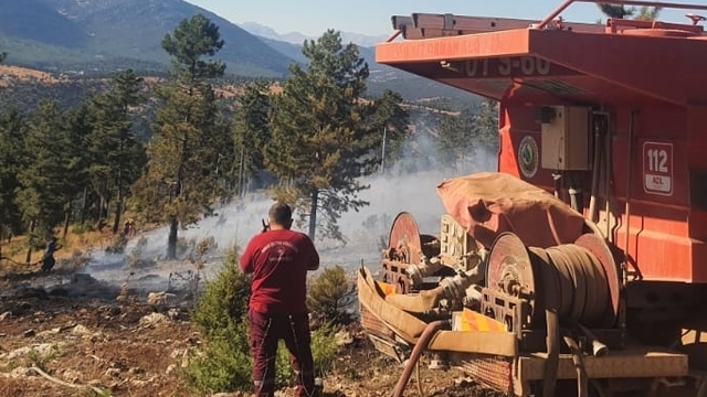 Adana Saimbeyli'de çıkan orman yangını kontrol altına alındı