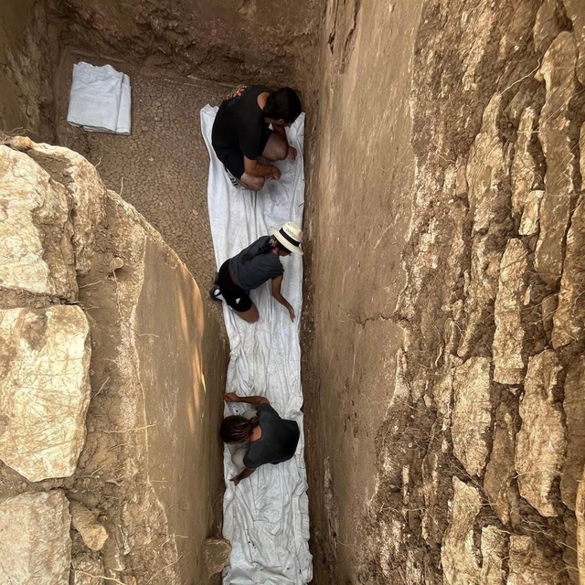 Amos'un antik tiyatrosundaki kazılar tüm hızıyla devam ediyor