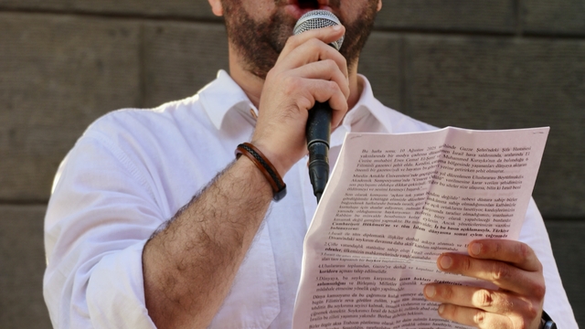 Trabzon'da Filistin'e destek yürüyüşü düzenlendi