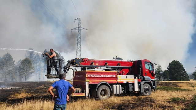 Çankırı'da çıkan orman yangını kontrol altına alındı