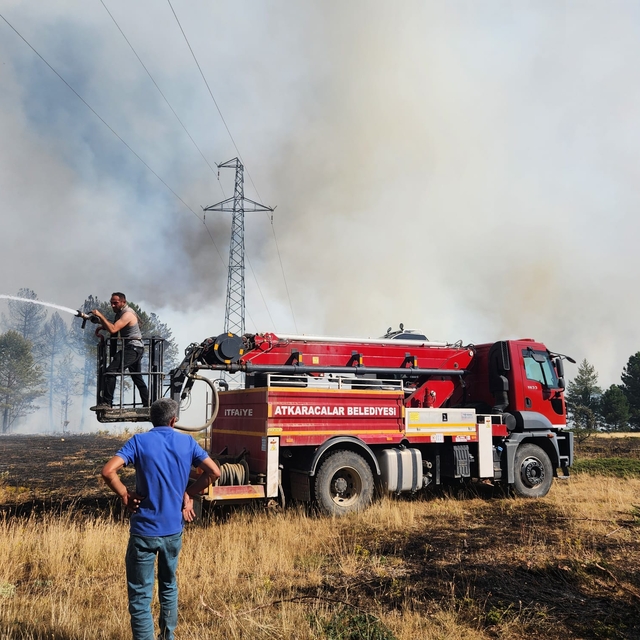 Çankırı'da çıkan orman yangını kontrol altına alındı