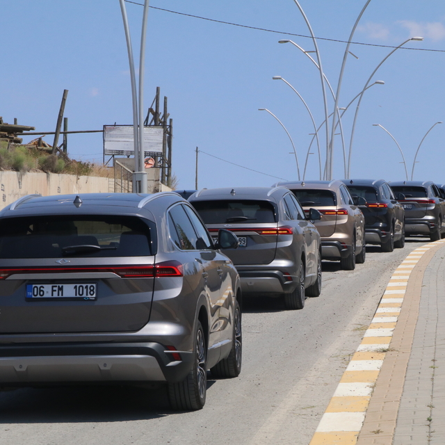Çankırı'da Türkiye'nin en uzun Togg konvoyu düzenlendi