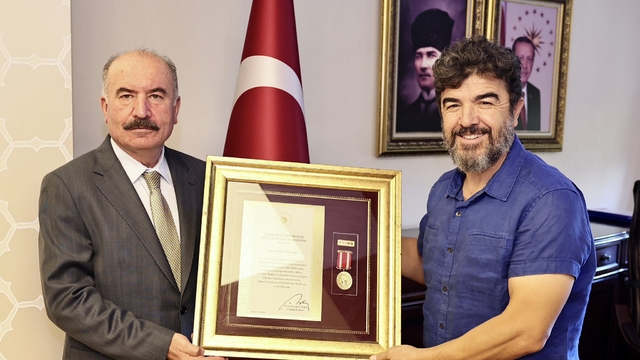 Çorum'da 15 Temmuz gazisine Devlet Övünç Madalyası ve Beratı verildi