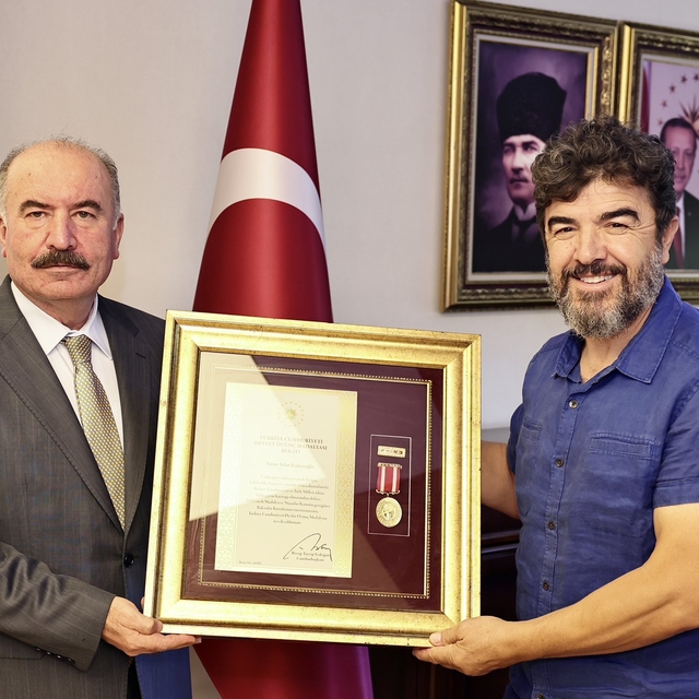 Çorum'da 15 Temmuz gazisine Devlet Övünç Madalyası ve Beratı verildi