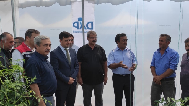 Akıncılar'da "Örtü Altı Yetiştiriciliği Projesi" başladı