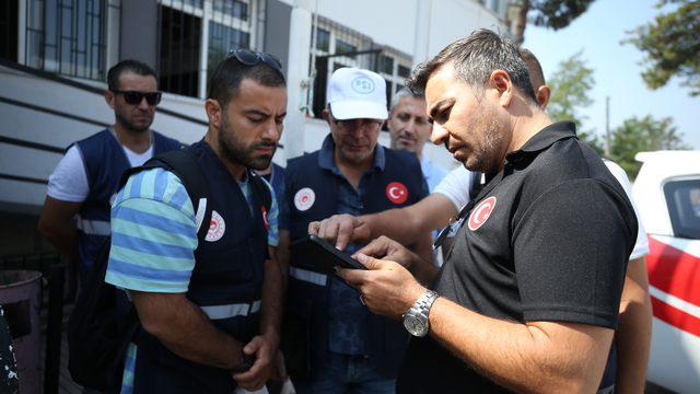 Sındırgı'da hasar tespit çalışmaları sürüyor