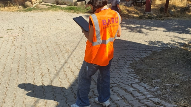 Bartın Üniversitesi'nden Sındırgı'daki hasar tespit çalışmalarına destek