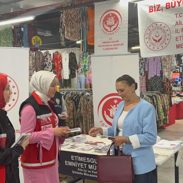 Etimesgut'ta vatandaşlar "KADES" hakkında bilgilendirildi