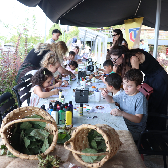 Trabzon'da "Fındığın Hikayesi Çocuk Atölyesi" etkinliği düzenlendi