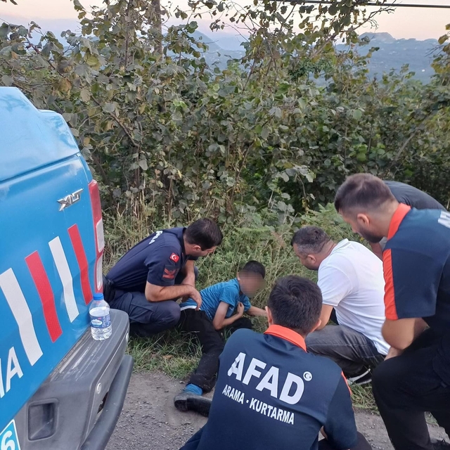 Ordu'da kaybolan zihinsel engelli çocuk bulundu