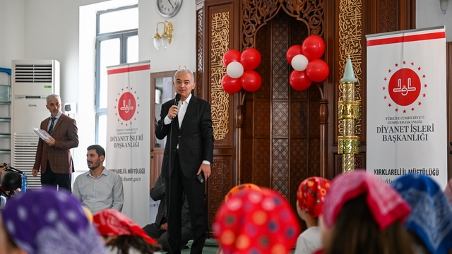 Kırklareli'nde yaz Kur'an kursları kapanış programı düzenlendi