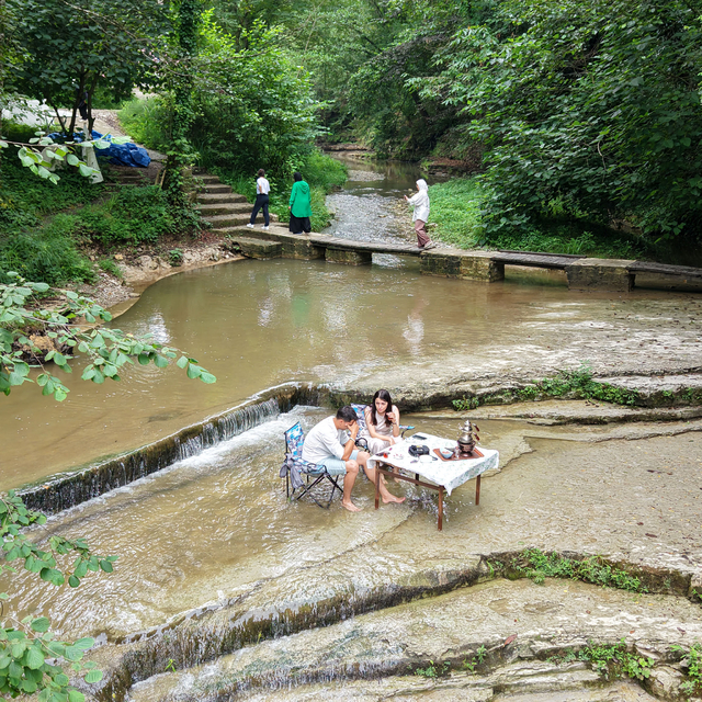 Turizmde ilçe halkının yüzünü güldüren şelale