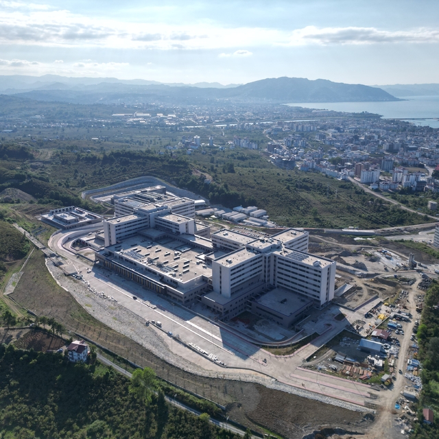 Ordu Şehir Hastanesinin yapım çalışmaları devam ediyor