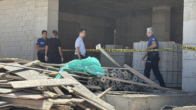 Erzurum'da inşaatın 3. katından düşen işçi öldü