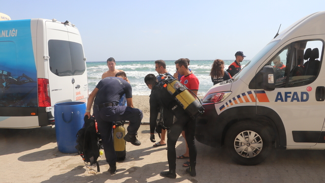 Tekirdağ'da denizde kaybolan kişiyi arama çalışmaları sürüyor