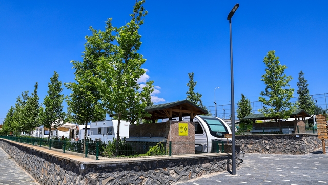 Gaziantep'teki karavan park 4 yılda 20 binden fazla kişiyi ağırladı