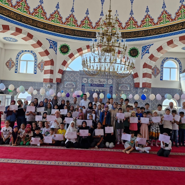 Ulaş'ta yaz Kur'an kursları sona erdi