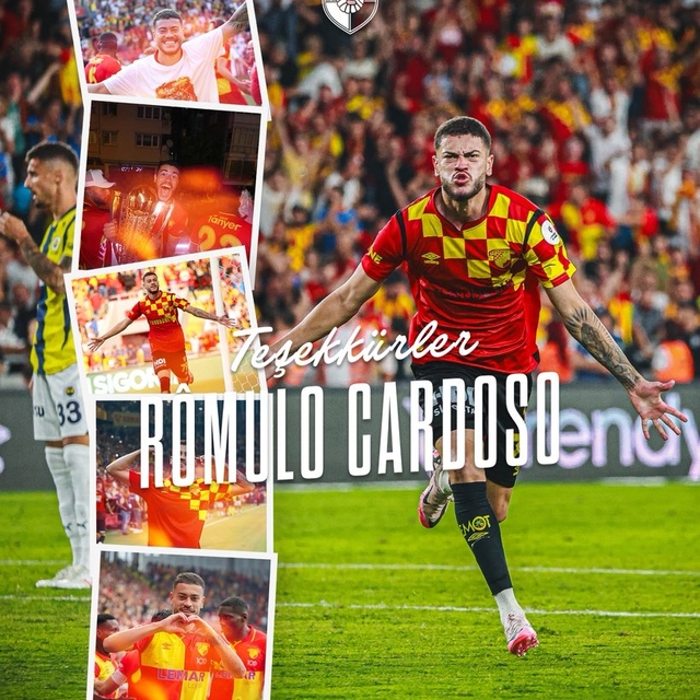 Göztepe'de Romulo'dan veda mesajı