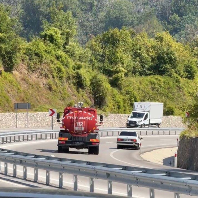 Bartın'da orman yangını