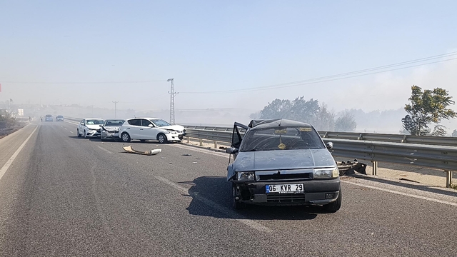 Kırklareli'de anız yangını; TEM ve D-100 bir süre trafiğe kapatıldı (2)