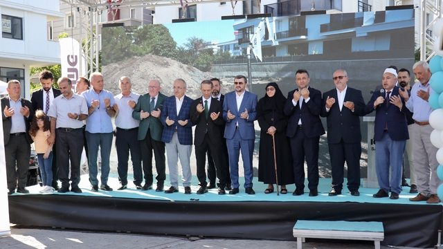 IGMG Samsun Külliyesi ve Emine Aslan Özdemir Camisi'nin temeli atıldı