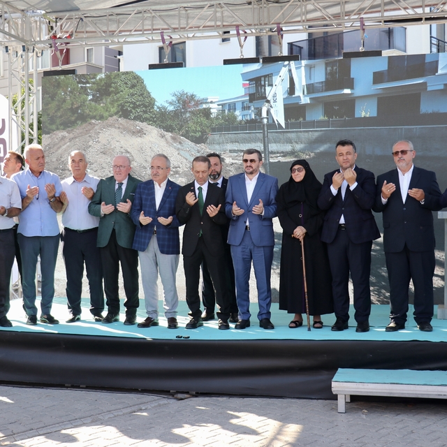 IGMG Samsun Külliyesi ve Emine Aslan Özdemir Camisi'nin temeli atıldı