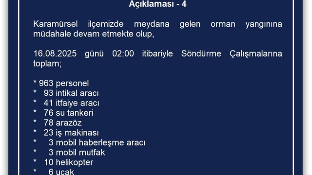 Kocaeli'de orman yangını: 3 mahalle tahliye edildi (5)
