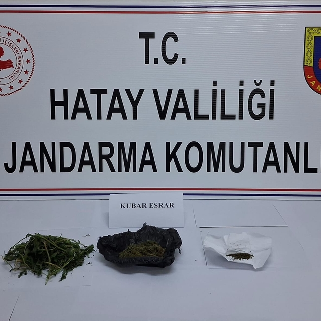 Hatay'da uyuşturucu operasyonunda 1 şüpheli yakalandı